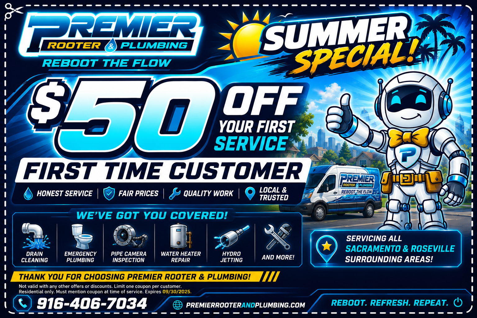 $50 off first service